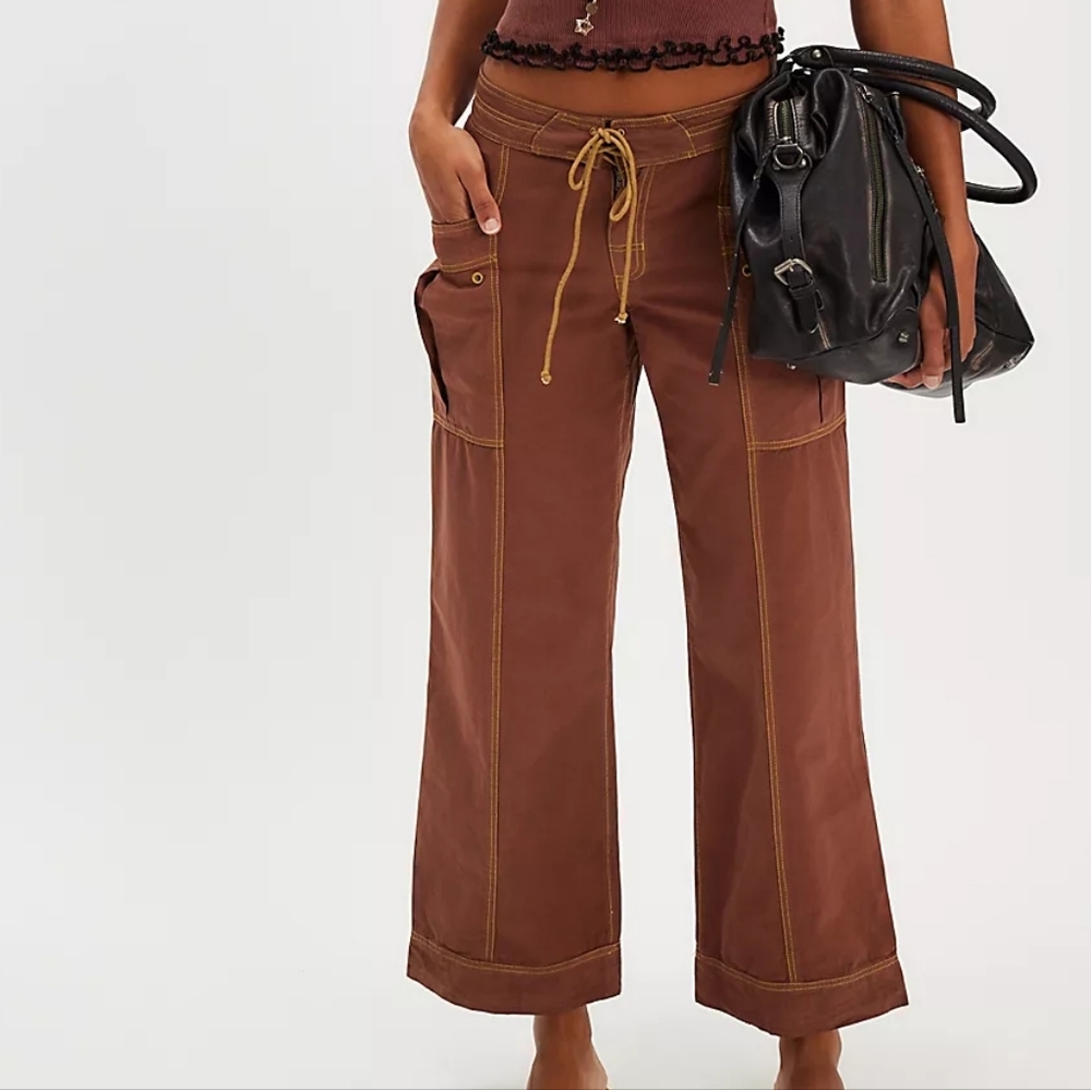 NWT FREE PEOPLE North Shore Board Pants with Drawstring Size 4